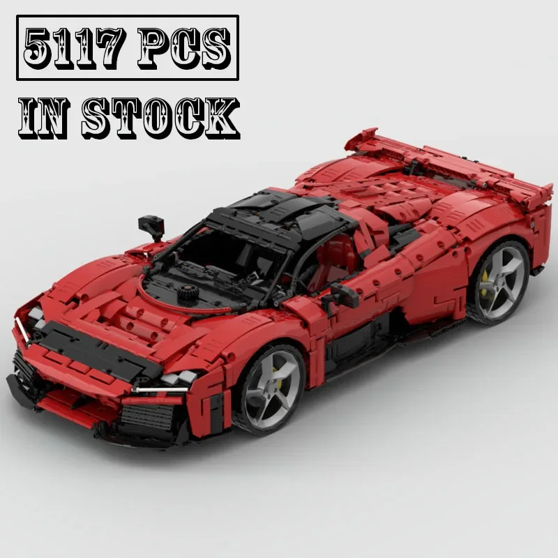 

NEW MOC-200968 F80 Spyder 1:8 Scale Technologys Building Block Hypercar Super Racing Car Assembly Toys Model Boys Birthday Gifts