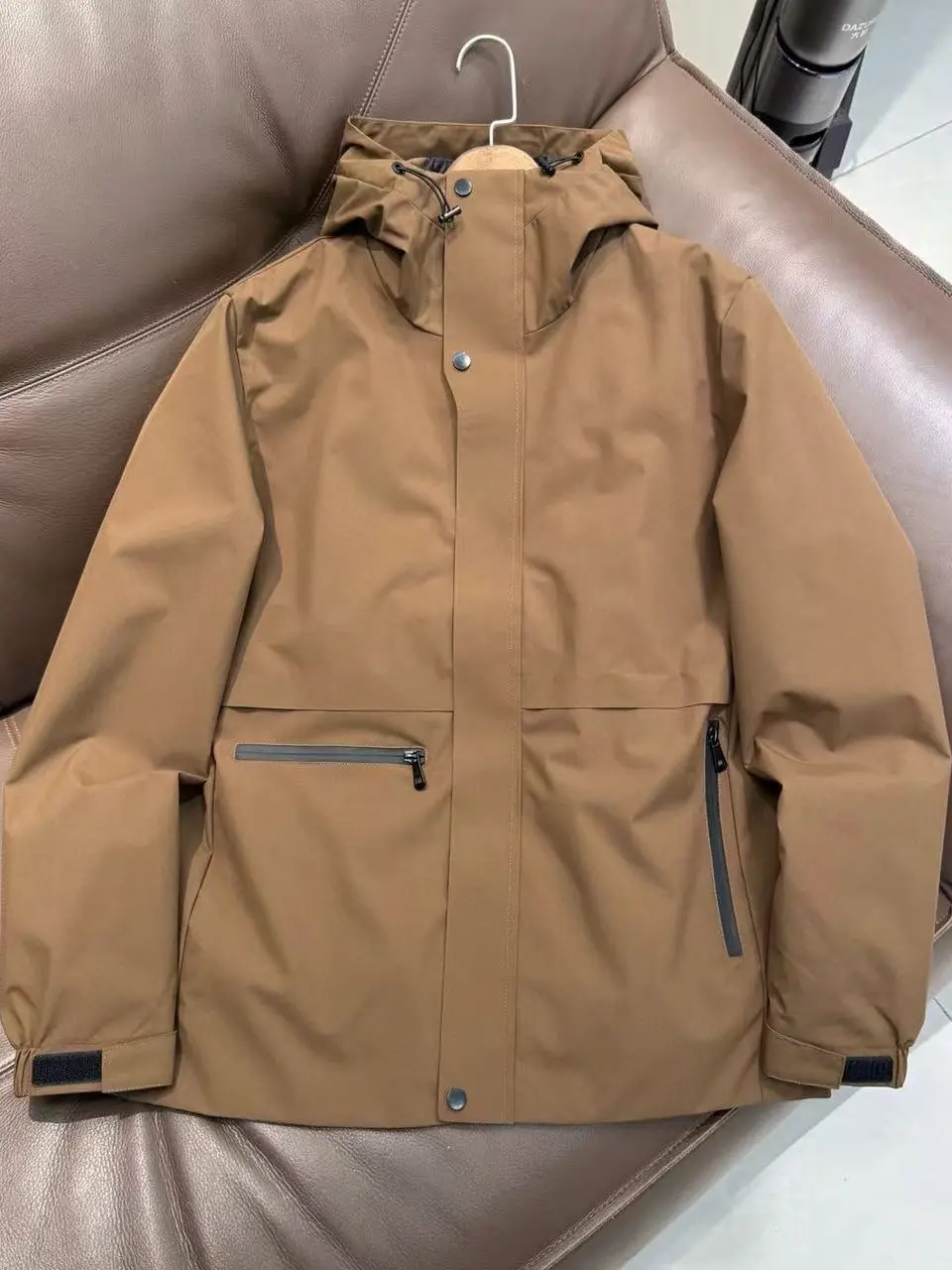 ملابس العمل الشتوية الخارجية أسفل Jaet قبعة الرجال والنساء Inteated قطعتين مجموعة يندبروف مقاوم للماء Du أسفل سترة وسراويل #3