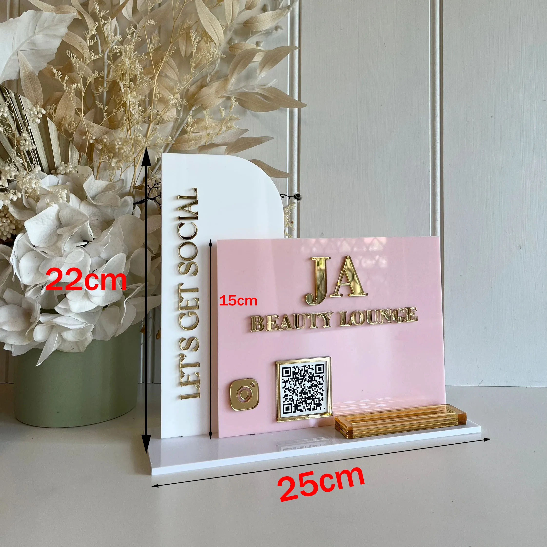 علامة رمز QR متعددة مخصصة تحمل شعارًا مخصصًا، حامل أكريليك للشركات الصغيرة، قائمة الدفع، متابعة الاستقبال في الفندق #3