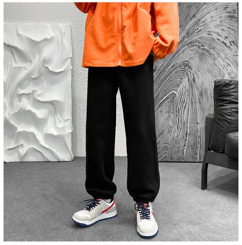 

Winter Warm Pants Men Cotton Fitness Sportswear Tracksuit Bottoms Sweatpants Trousers Track Pants Mens Joggers Oversize Clothing