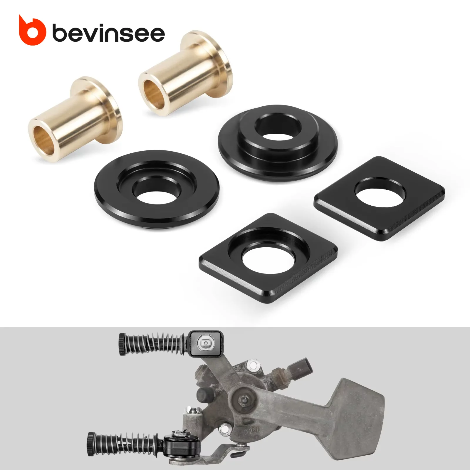 

Комплект втулок рычага переключения передач BEVINSEE Solid Gear для 5-ступенчатой механической коробки передач MQ250 для VW, замена 1K0711761B 1J0711761C