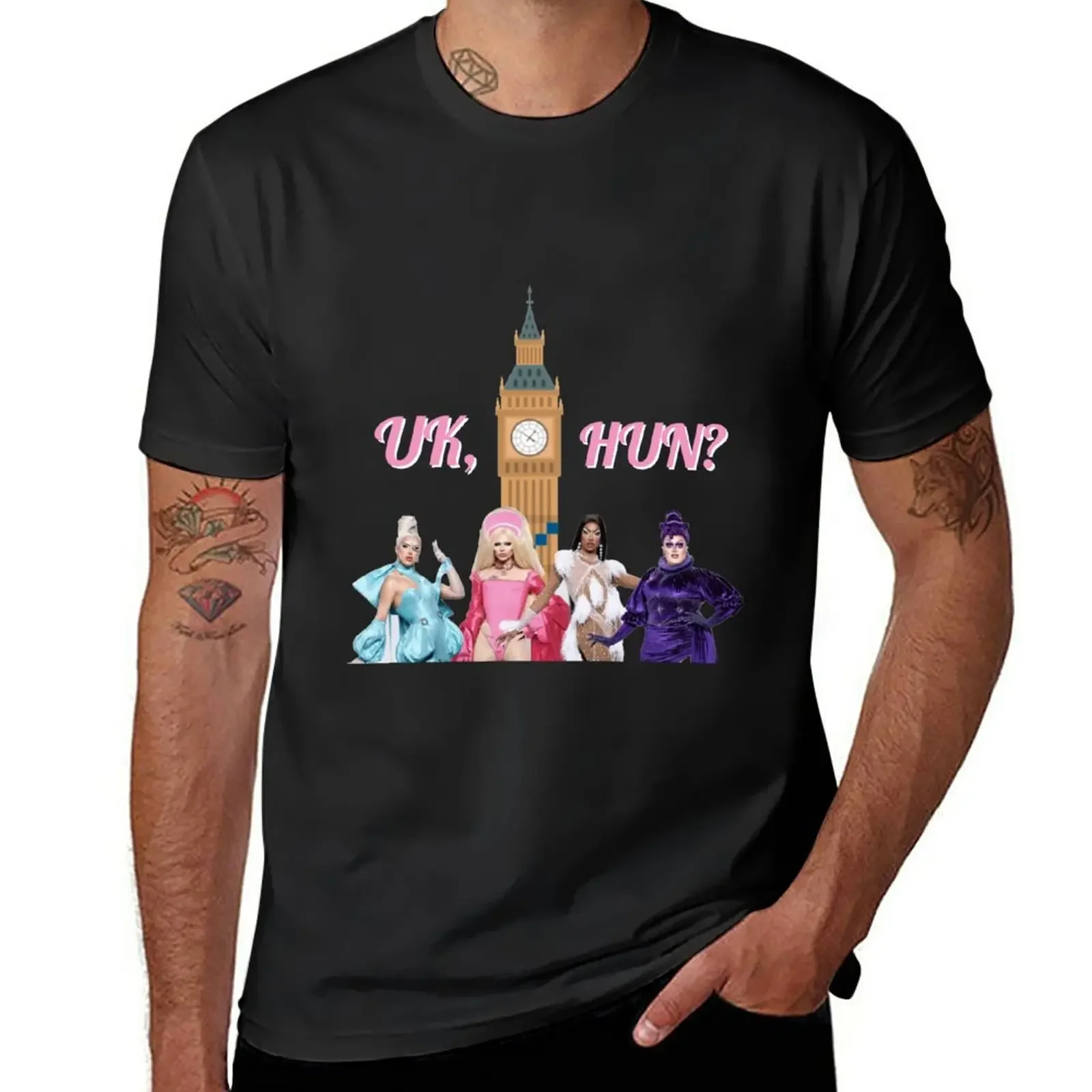 Uk, Hun RuPauls Drag Race UK United Kingdolls T-Shirt oversized customs t shirt for men