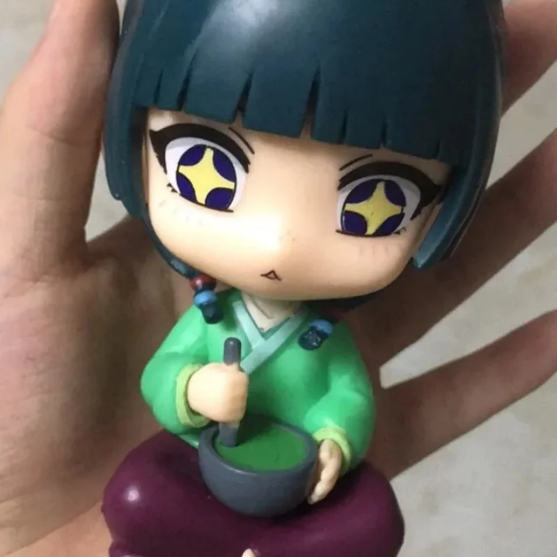 أنيمي ماوماو apothecary الشكل جينشي ماوماو عمل الشكل ماوماو تمثال جمع ألعاب الدمى سطح المكتب زخرفة هدايا عيد الميلاد