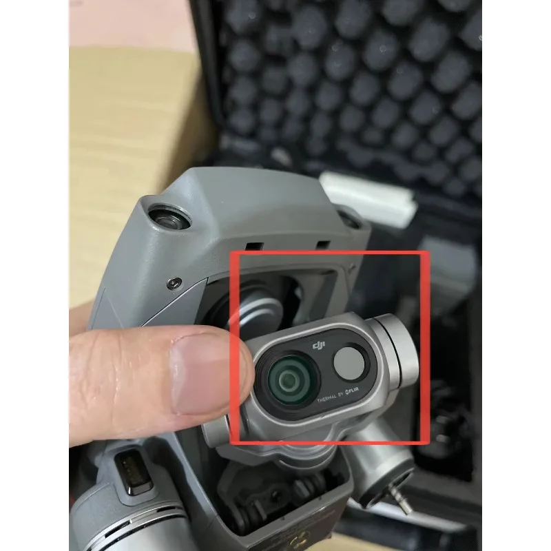 Câmera gimbal de drone duplo, acessórios