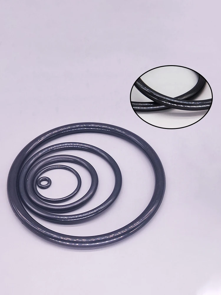 Joint torique NBR, épaisseur CS 3.55mm ID 5-405mm, entretoise en caoutchouc Nitrile butadiène, rondelle résistante à l'huile, forme ronde, 1 à 20 pièces