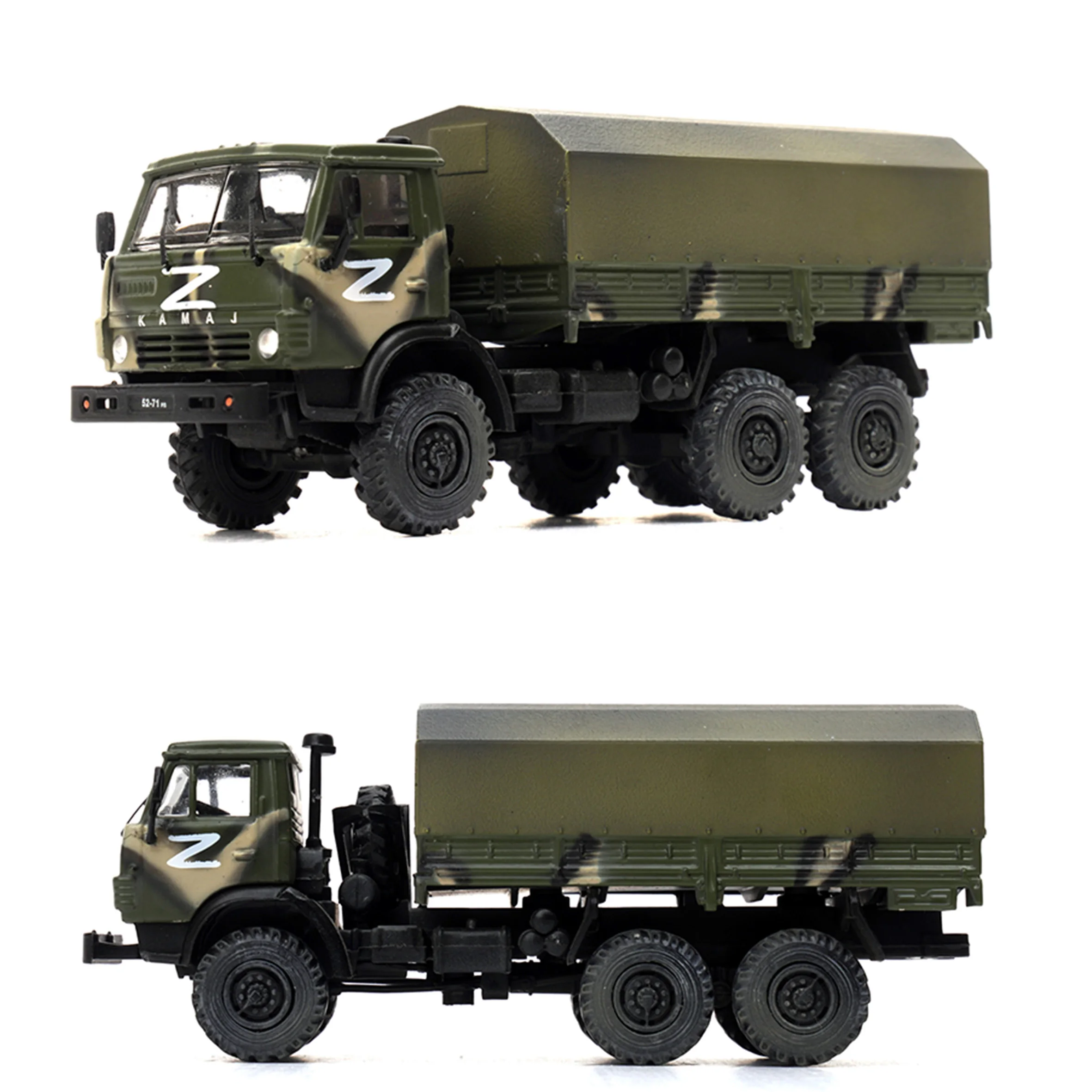 

Модель военного грузовика KAMAZ43101 1: 72 12061LC, Россия, Специальная Военная экшн-живопись, Коллекционная модель готового продукта