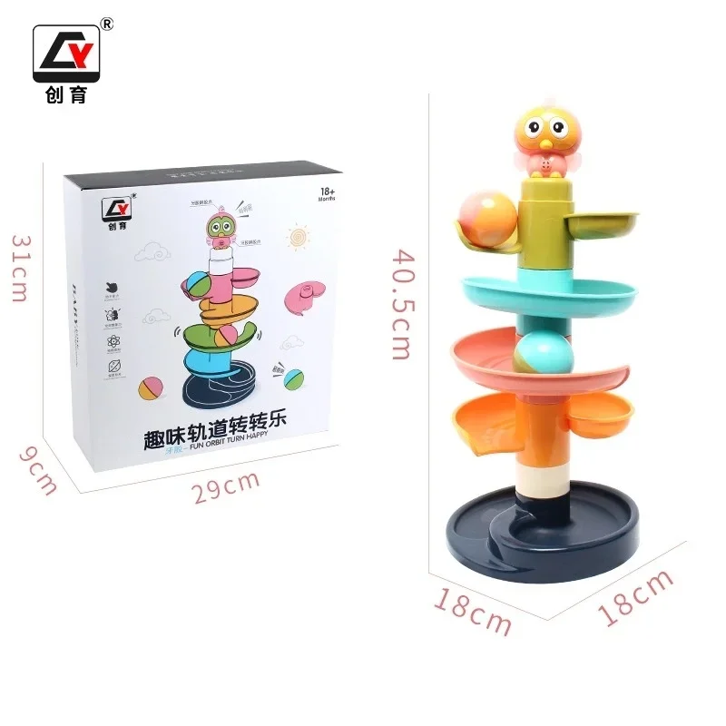 Construcción de mármol, carrera, laberinto, bolas, pista, bloques de construcción para niños, regalo, juguetes educativos para bebés