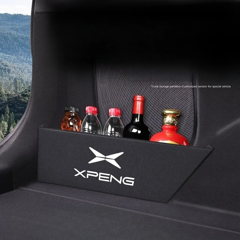 For Xpeng G9 2023-2025 Modified Accessories Artifact Products Trunk Baffle Storage Box Storage Box Car Interior Decoration Tools