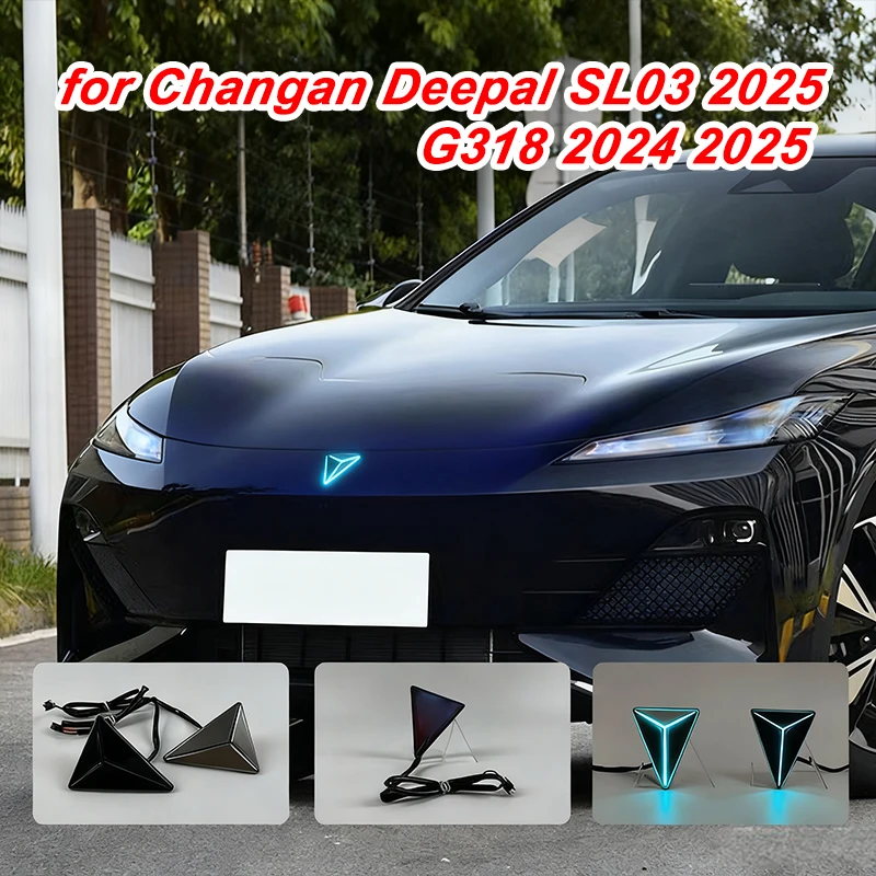 

1 шт. для Changan Deepal SL03 передний логотип, световое украшение, бирюзовый