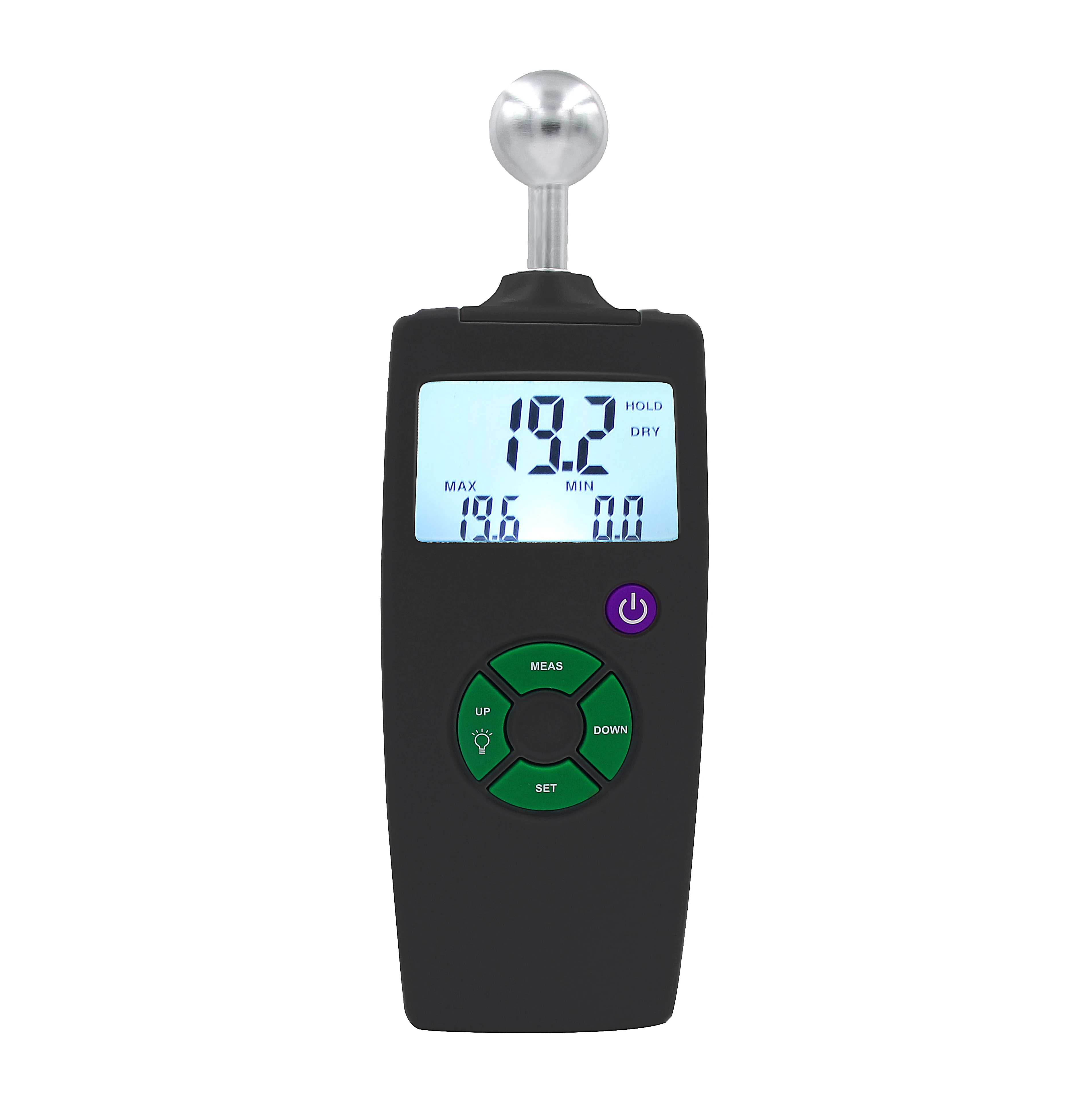 

Pinless Digital Wood Moisture Meter 0-99.9% Wood Humidity Tester Timber Damp Detector with Large LCD Display