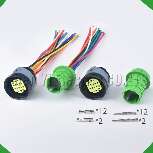 14 Pin Automotive connectors Headlight Wire harness Plug 10847366 DTBFHPE14BKSV For Fiat Ducato Maserati Sicma - View 1 14 Pin Automotive connectors Headlight Wire harness Plug 10847366 DTBFHPE14BKSV For Fiat Ducato Maserati Sicma - View 1