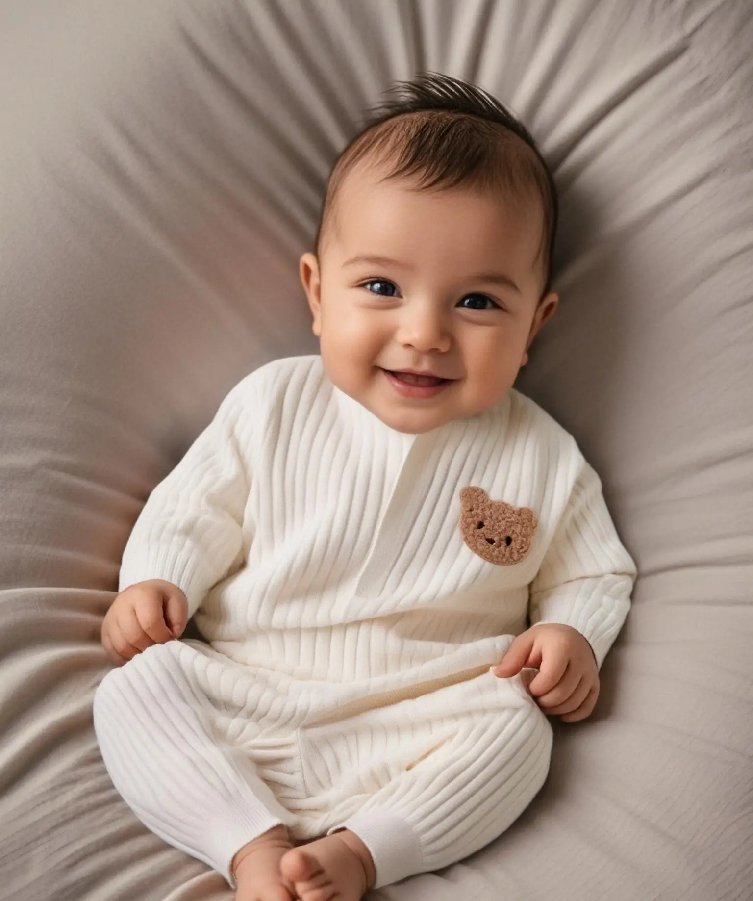 Autumn Bodysuit & One Pieces for Boys Girls Newborn Rompers Solid Color 100 Cotton 0-24M Long Sleeve Loungewear Outfit Thin