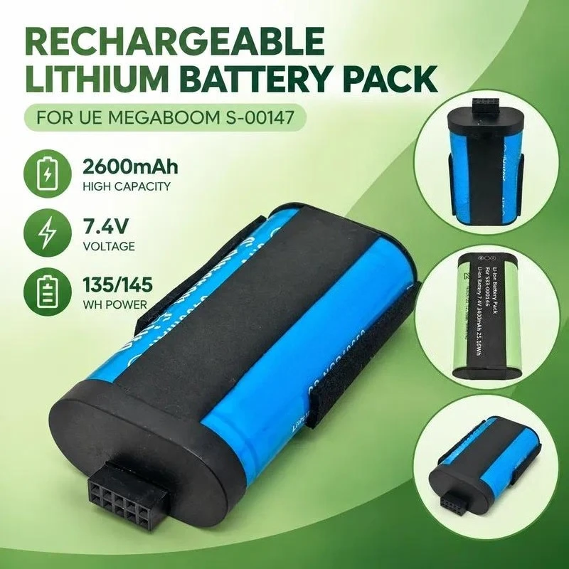 For UE MegaBoom S-00147 533-000116 Bluetooth Speaker Direct From Manufacturer High Capacity Replacement Battery