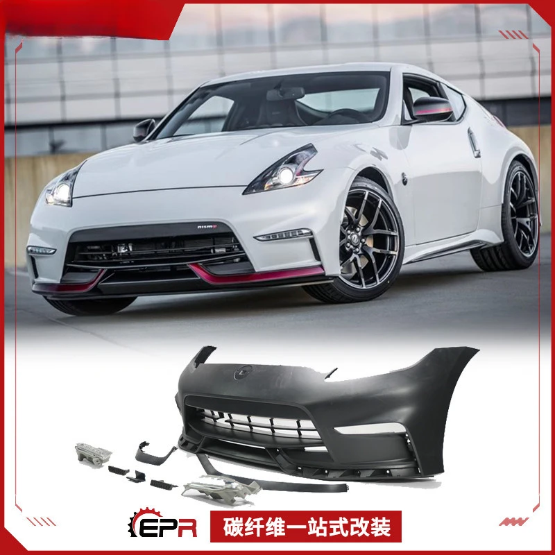 

For Nissan 370Z Nismo Style PP Plastic Front Bumper Front Face Surround Modification
