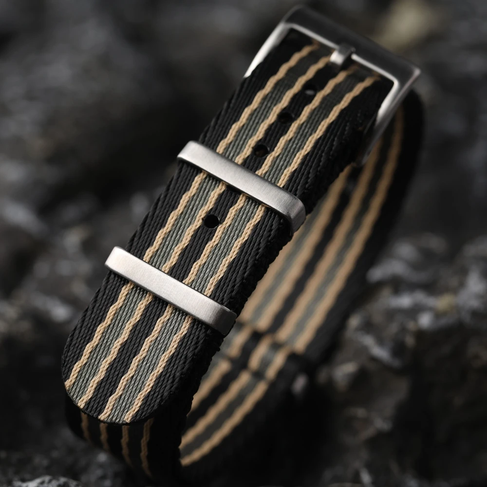 20 مللي متر عالية الكثافة حزام ساعة نيلون ل أوميغا 007 استبدال الفرقة ل رولكس قسط لينة الأشرطة العالمي ساعة رياضية الفرقة #2