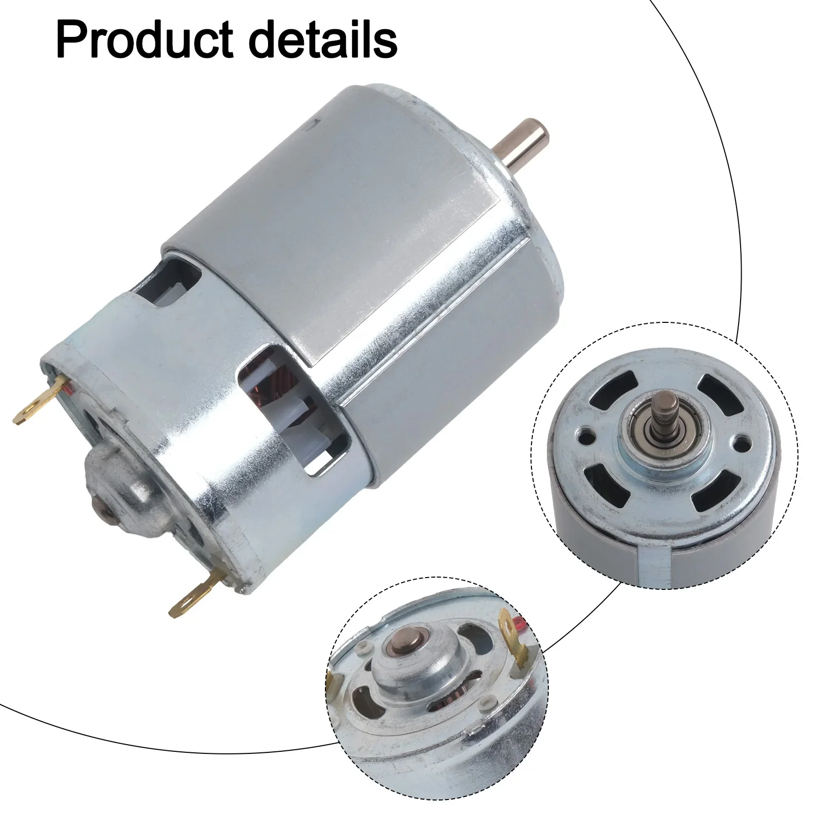 

Car Washer Motor 21V RS755 Motor Approximate Size High Efficiency Lightweight Design Metal Material For Car Washer