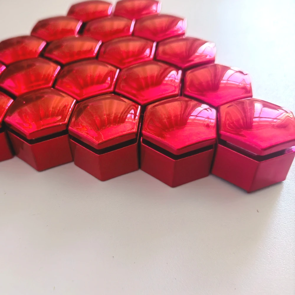 20 pcs of 22mm 21mm 19mm 17mm automotive tire screw caps, wheel electroplated nut protective covers, red, blue, green, purple