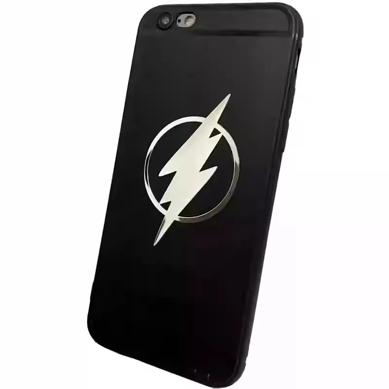 Lightning bolt logo metal sticker, mobile phone shell metal sticker Computer PC tablet computer car universal metal sticker