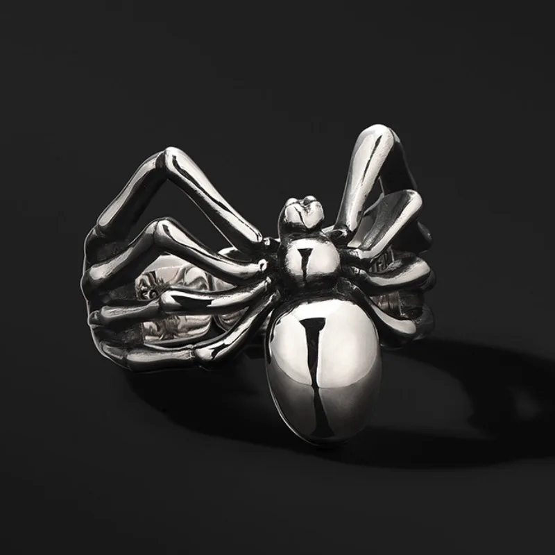 

Buyee 925 Sterling Silver Female Big Ring Elegant Animal Open Ring Finger for Women Fashion Unique Punk Fine Jewelry Circle Gift
