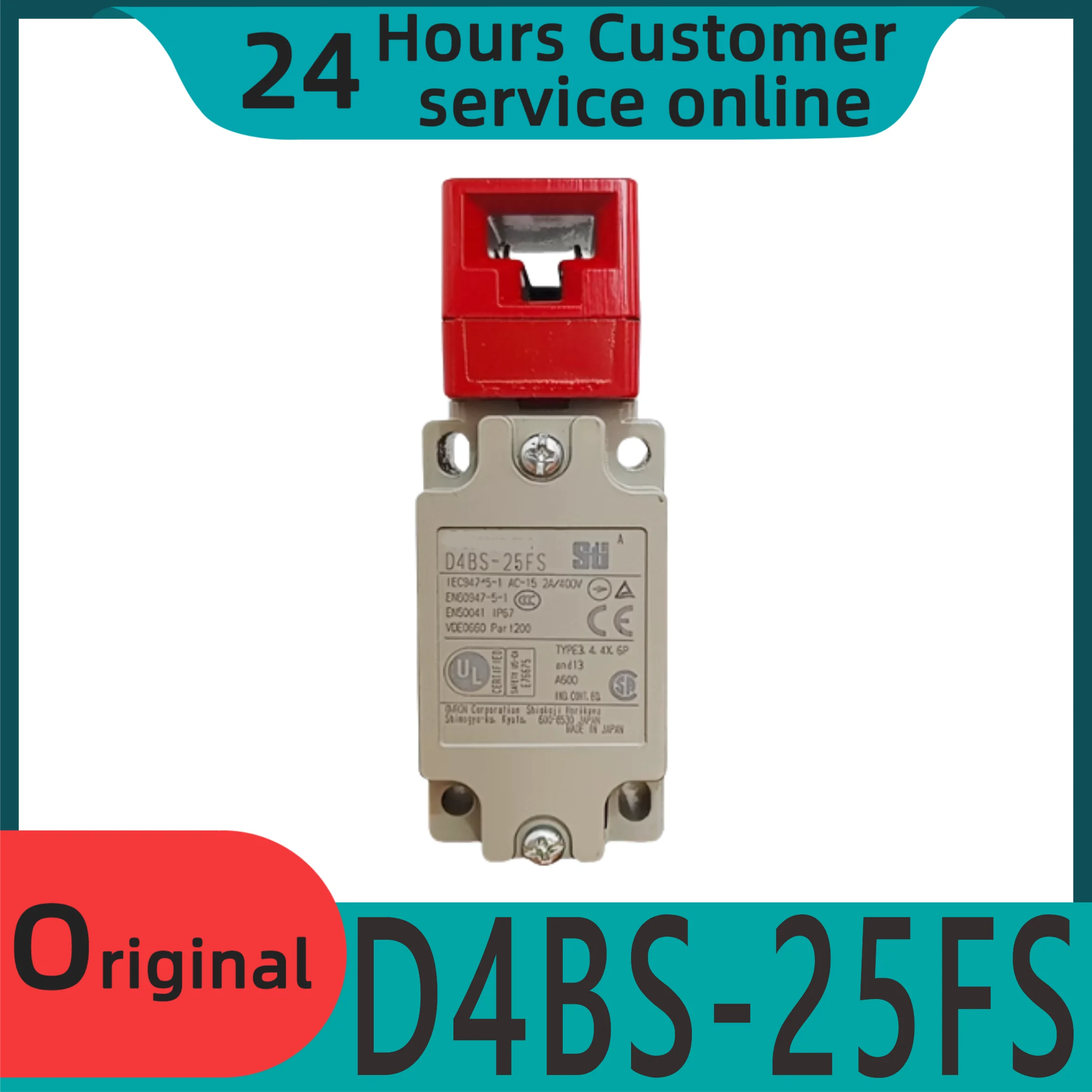 

Brand new original safety door switch D4BS-25FS D4BS-15FS D4BS-2AFS D4BS-K1/K2