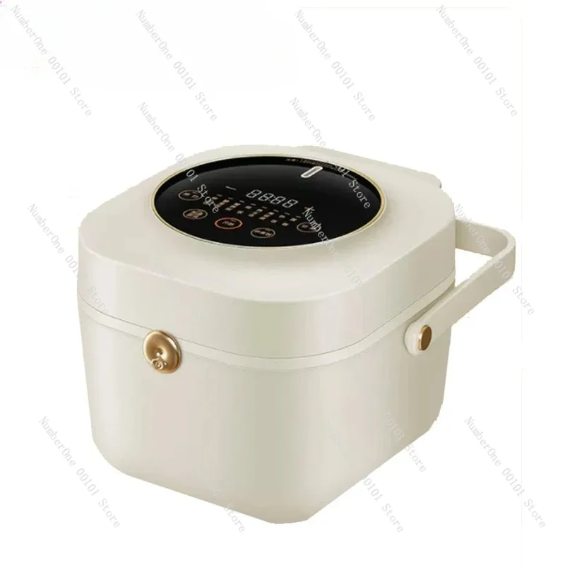 

China Lucky Happy Rice Cooker Small Mini 2L Rice Cooker Smart cooking pot Chinese Style fast cooking jiuyang joyoung China Red