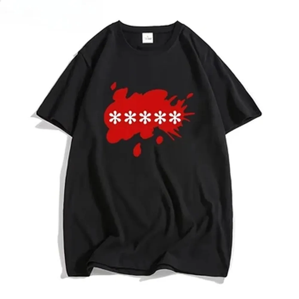 Persona 5 Futaba Sakura Cartoon T-Shirts HERREN T-Shirts Cool Boy High Street Tees Four Seasons Japanischer Anime P5 O-Ausschnitt