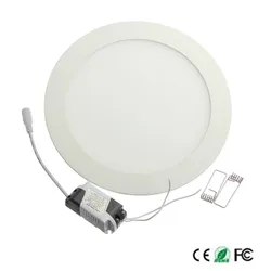 3W/4W/ 6W / 9W / 12W /15W/ 25W LED Ceiling Recessed Grid Downlight / Slim Round Panel Light