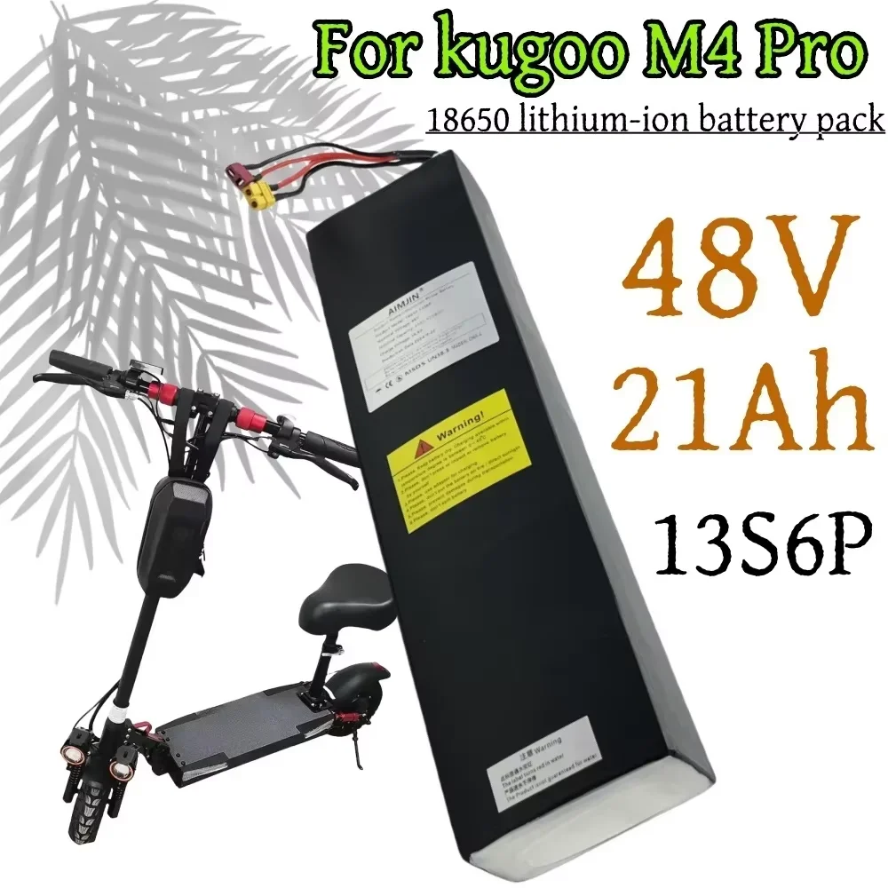 

Original 48V 21AH 13S6P Electric Scooter with Powerful 18650 Lithium Battery for Kugoo Kirin M4 Pro, Kugoo M4/ M4 Pro battery