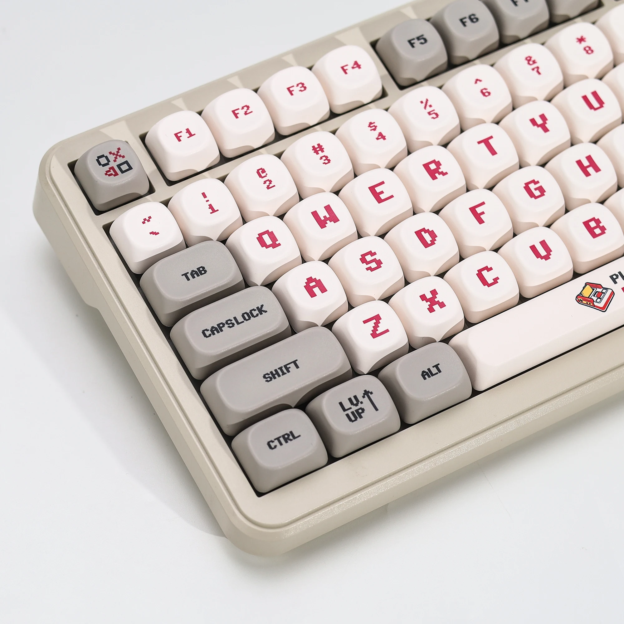 KBDiy Retro Anime Tastenkappen KOA MOA Profil PBT Tastenkappen ISO MAC Custom 142 Tasten für 60% 75% Gaming Mechanische Tastatur KIT Tastenkappen – Detail 18