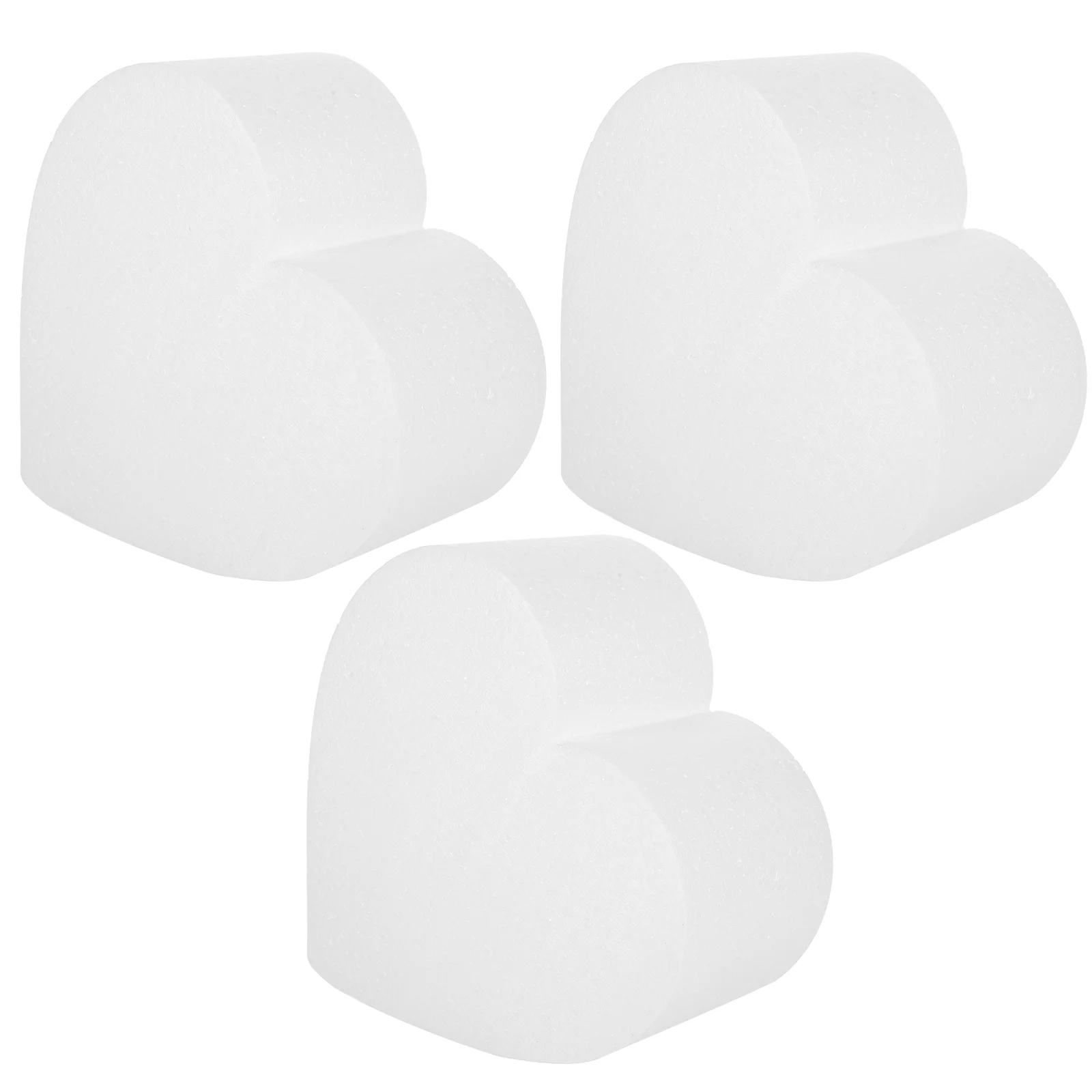 3 Pcs Foam Cake Model Polystyrene Dummy Cakes Craft Circles False Baking Practicing Tool Dummies Foams Adornment Mold