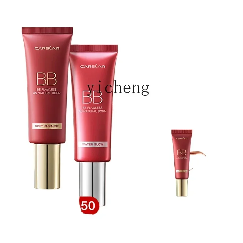 

XLbb Cream Moisturizing Brightening Skin Tone Liquid Foundation No Makeup Removal Concealer Isolation 3-in-1