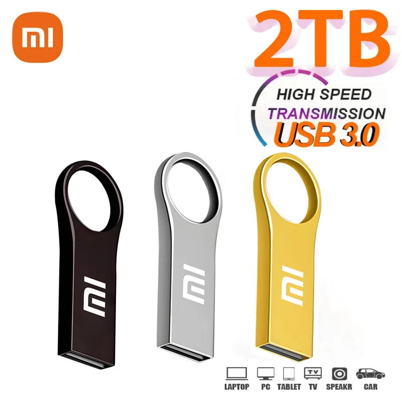 Металлический Высокоскоростной флеш-накопитель Xiaomi, USB 3,0, 1 ТБ, 512 ГБ, Usb-карта памяти, флеш-накопитель 128 ГБ для ПК/ноутбука/контроллера Ps4