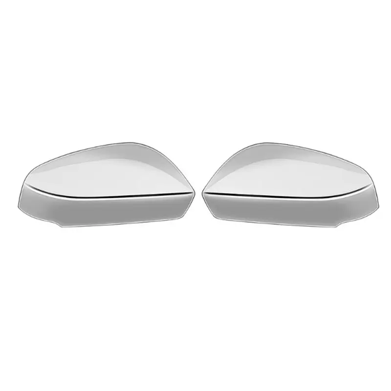 

WF-Car Silver Side Mirror Covers Side Wing Mirror Cover Cap For Toyota Alphard 40 Series 2023+ Spare Parts Accessories