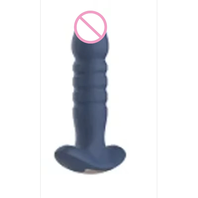 Bulete Ribbed Silicone Anal & Prostate Wellness Massager, Textured Shaft Anal Dilator, Soft Skin-Safe Silicone, Ergonomic Flared Base, Waterproof Intimate Relaxation Accessory for Men & Couples