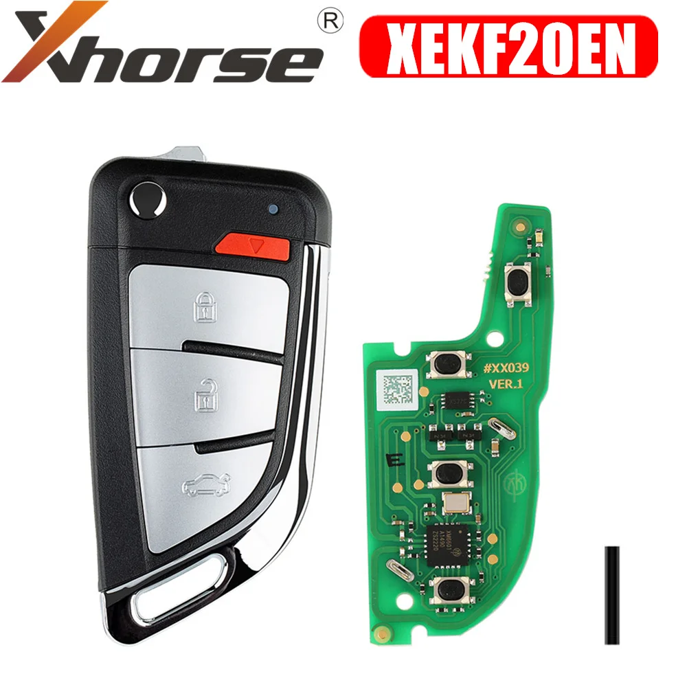 Xhorse XEKF20EN Super Remote Knife Type 4 Buttons with Super Chip 1 Piece