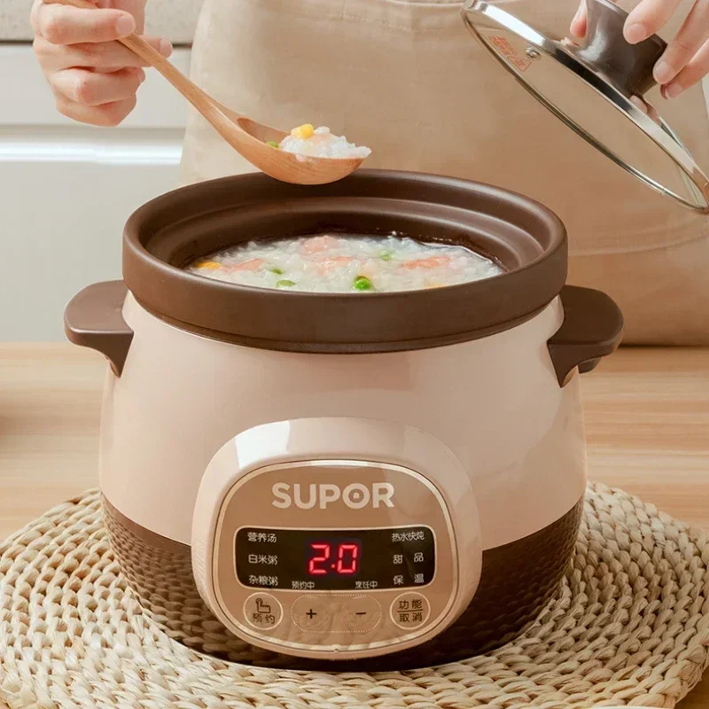 Electric Stewpot Household Soup Pot Porridge Cooking Small Stew Pot Automatic Baby Ceramic Health Care Small Stew Pot