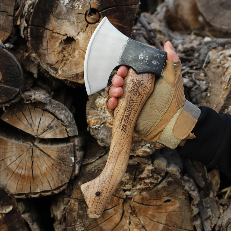 New Aogang Wood Outdoor Camping Forge Hand Axe Home Woodworking Multi Functional Niman Axe