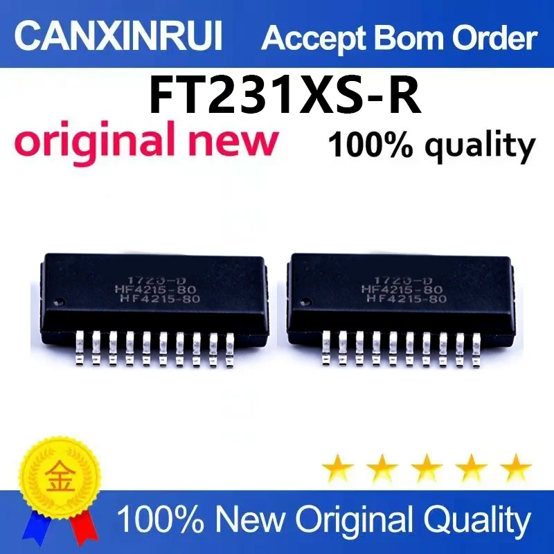 （5pcs-100pcs）Brand new original FT231XS-R patch SSOP-20 FT231XS interface chip IC USB to serial port