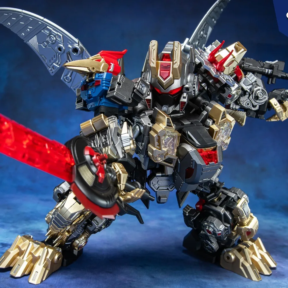 En Stock, gato láser, bestia, Dinoking JGM-SKP02, juguete de transfiguración, combinación de dinosaurio mecánico, modelo de figura de acción