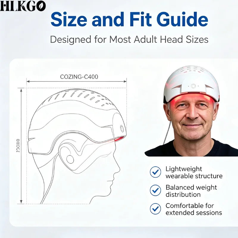 Advanced 1070nm NIR PBM Brain Helmet 1-20000Hz 4-Zone Adjustable Light for Depression Anxiety Cognitive Rehabilitation Home