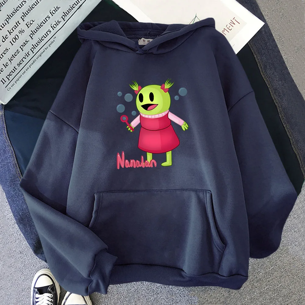 Nanalan tem diversão cartroon hoodies kawaii bonito sudaderas para mujer anime moletom feminino streetwear roupas masculinas estéticas topos