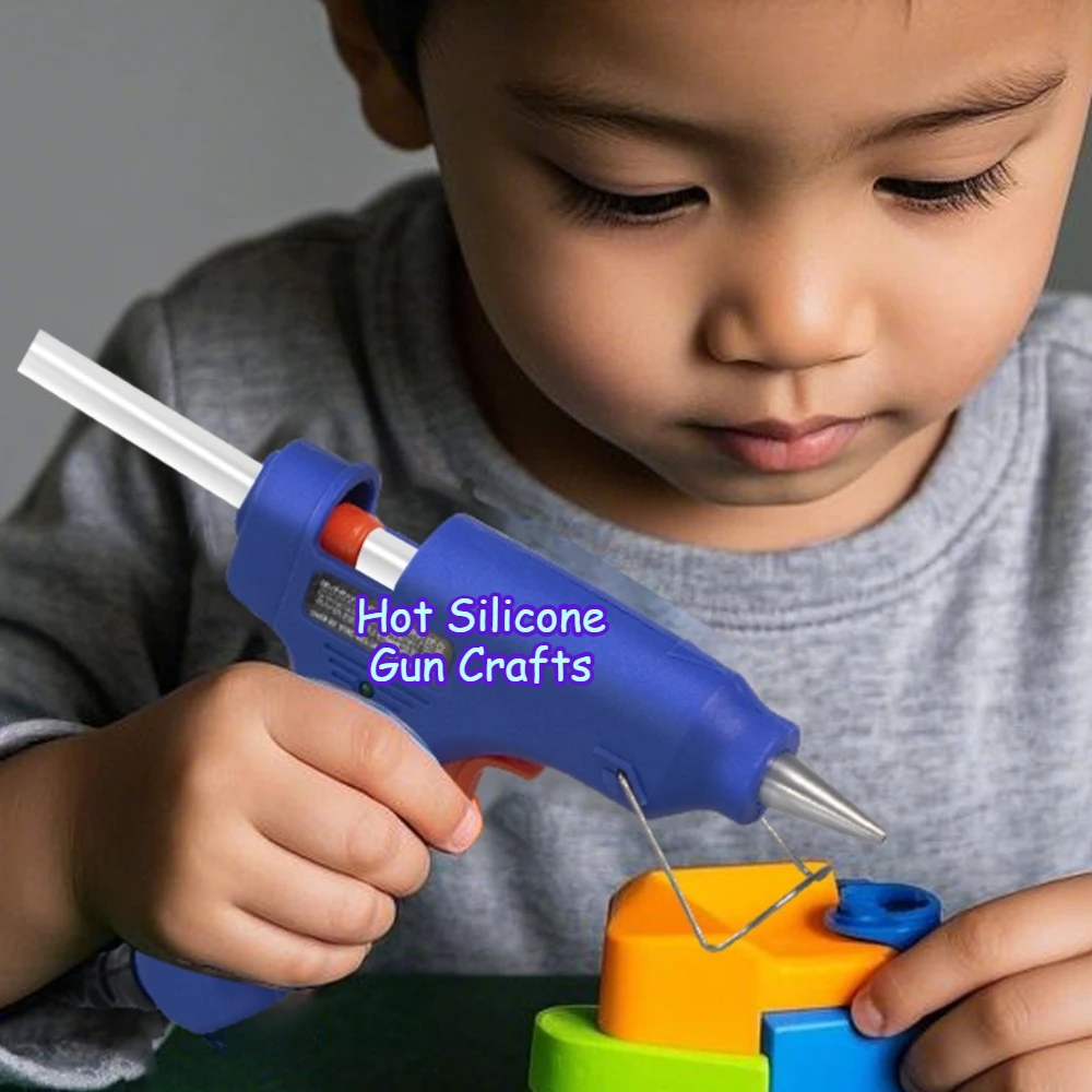 

20W Hot Silicone Gun Thermo Heating EU Electric Repair Tool DIY Mini Household Industrial Mending Use 7mm Glue Sticks