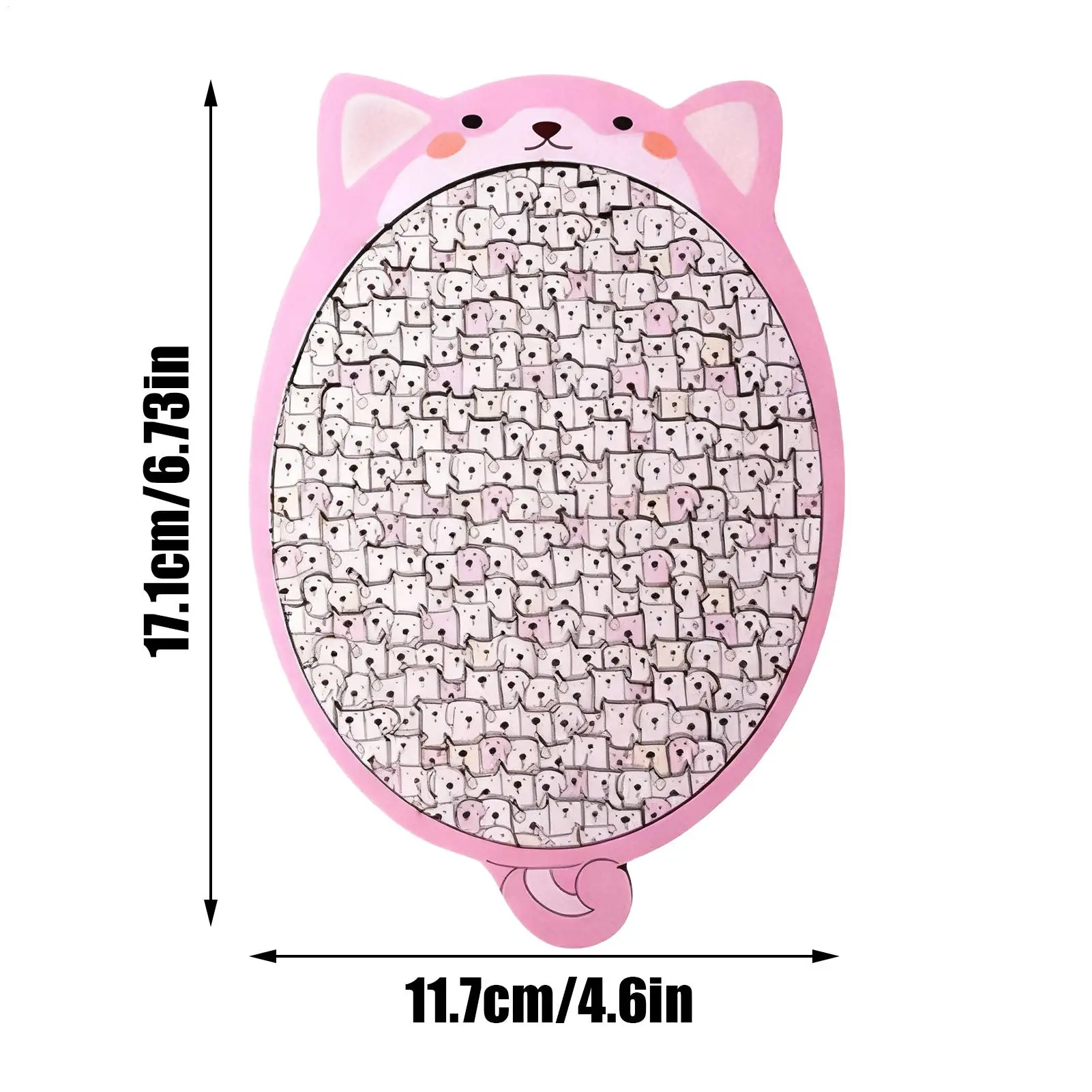 Puzzle Jigsaw Anjing Mainan Edukasi Lucu Puzzle Jigsaw Hewan Dewasa Kayu untuk Anak-anak Pecinta Hewan Teman Keluarga Perempuan