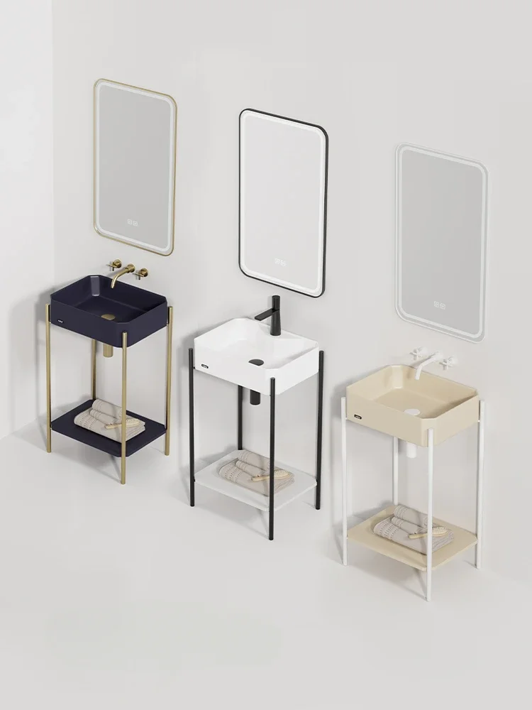 floor-to-ceiling washbasin