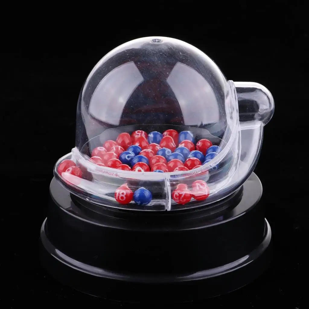 Portable Entertainment Lottery Machine Raffle Balls Draw Game Fine Motor Toy