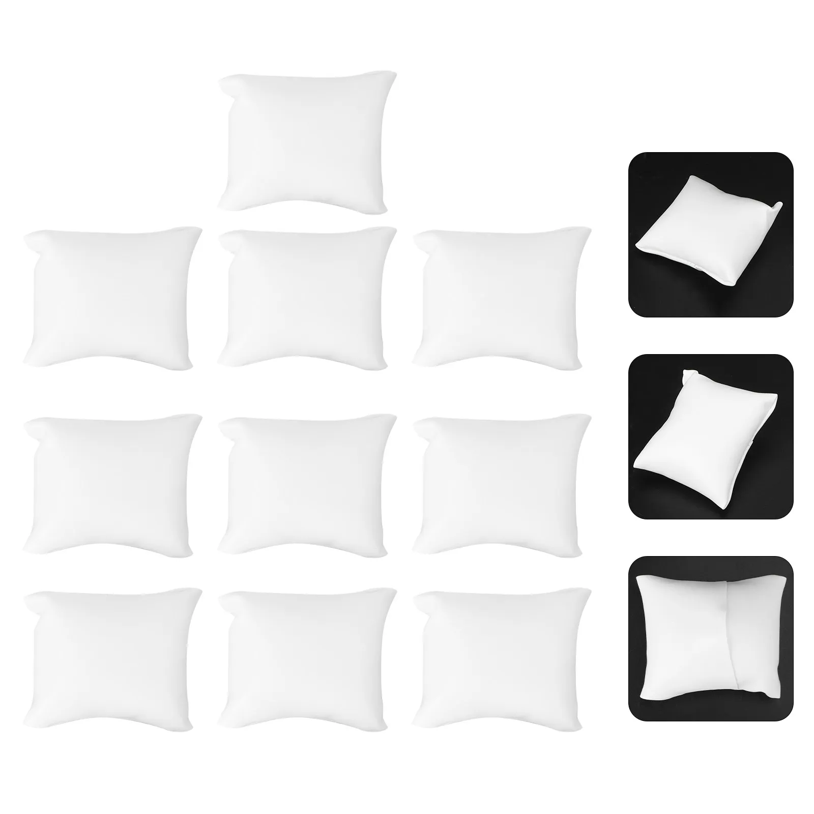 

10Pcs Watch Display Pillows Jewelry Display Cushions for Bracelets Bangle Chain Holder Home Shop Museum Decoration