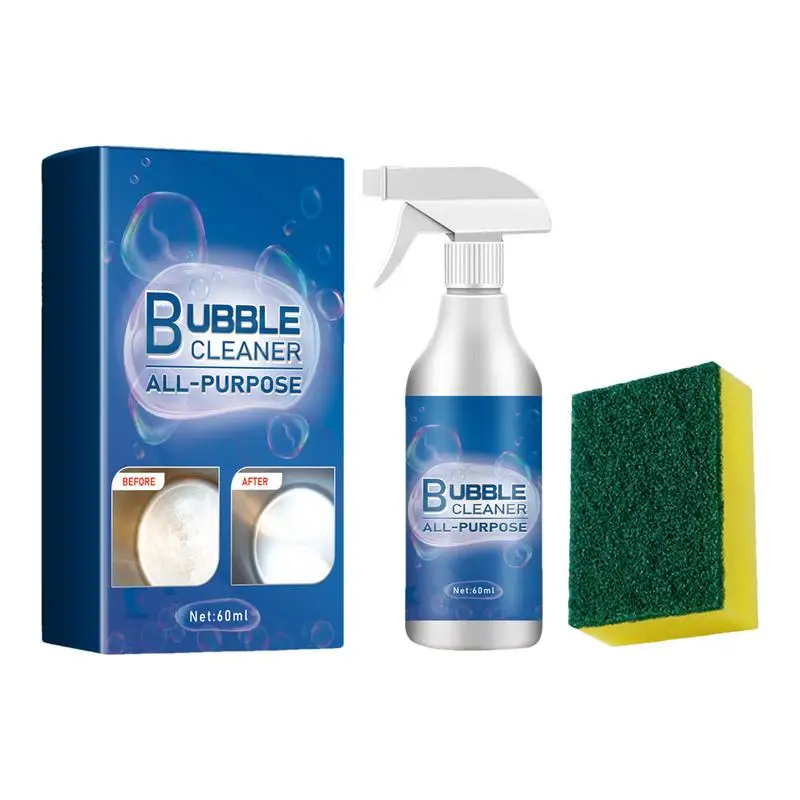 

Спрей для очистки пузырьков, мощный многофункциональный прибор для удаления жира, быстродействующий, для кухни, легко наносится, 60 мл