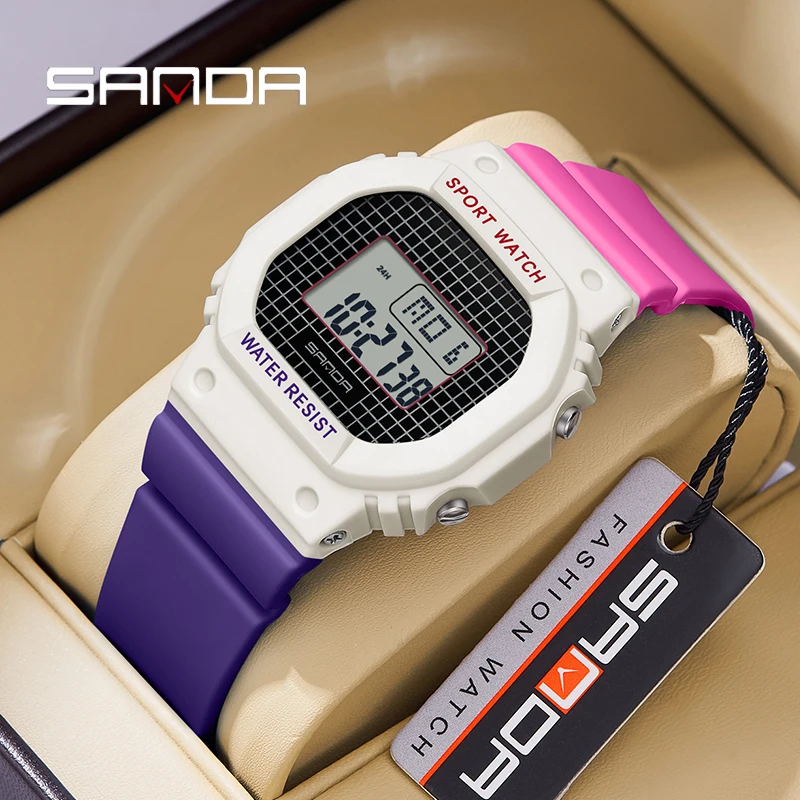 SANDA New Hot G Style Electronic Watch Men Women Fashion Waterproof Sport LED Digital Ladies Watch Boy Girl Children Gift Clock