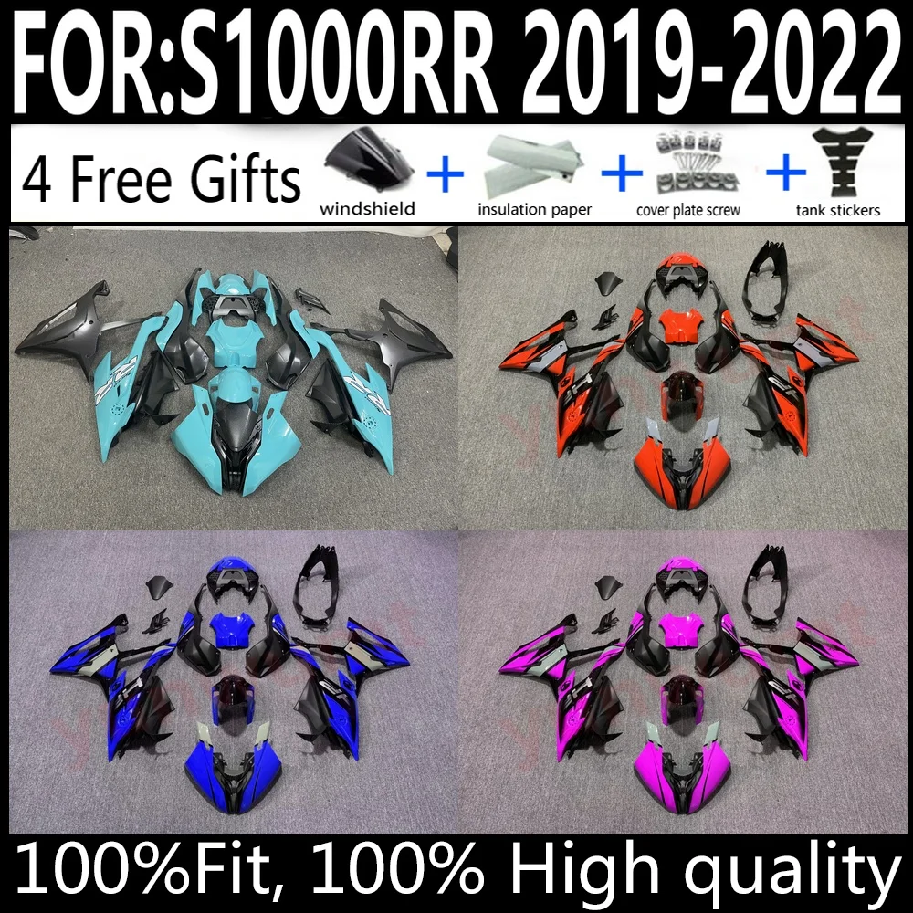 

BMW S1000RR 19 20 21 22 S1000 RR 2019-2022 Motorcycle Fairings Kit ABS Plastic Body Work Cowlings Set Full Body