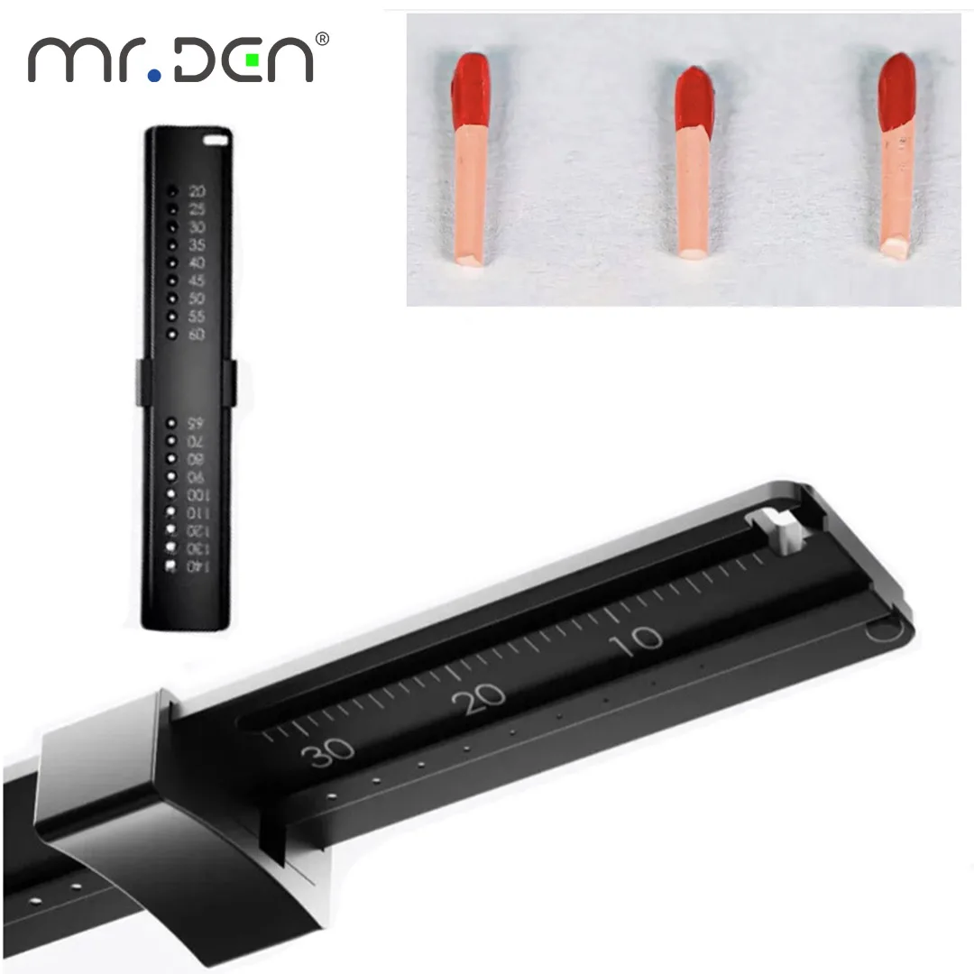 

1pc Dental Endo Ruler Gutta Percha Measuring Tool Autoclavable Span Measure Scale for Endodontic Procedures